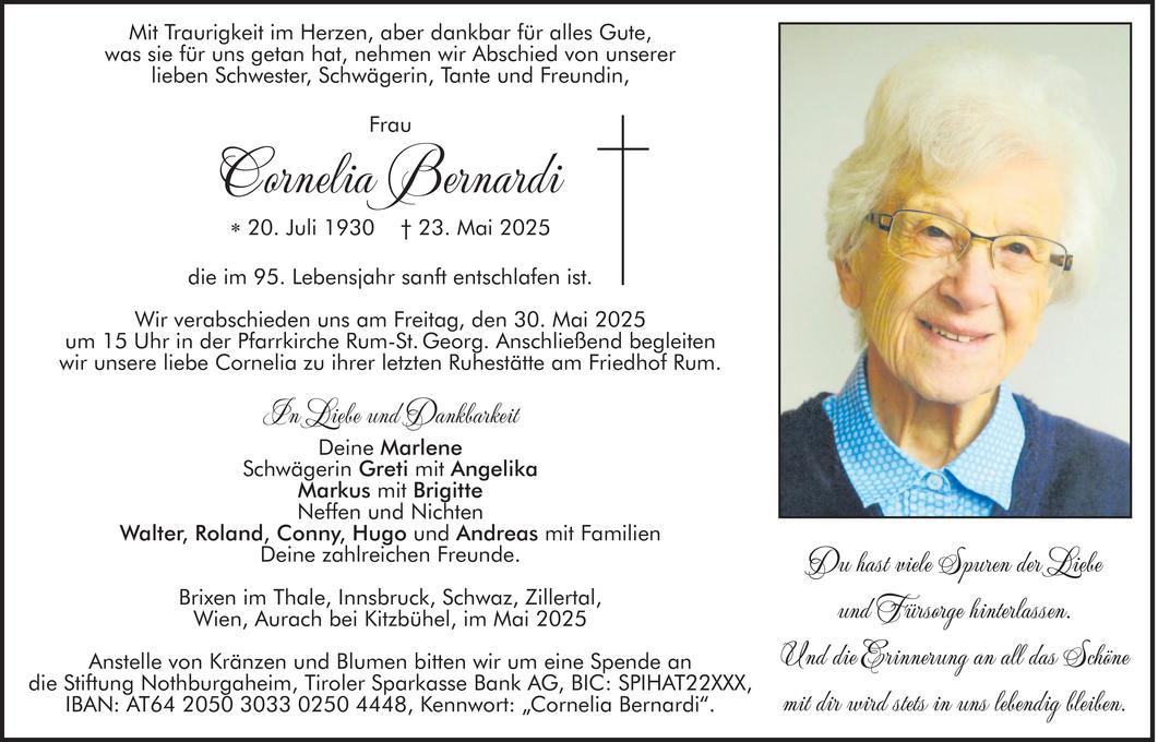 Cornelia Bernardi Bild