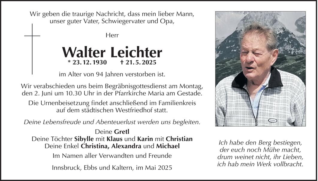 Walter Leichter Bild