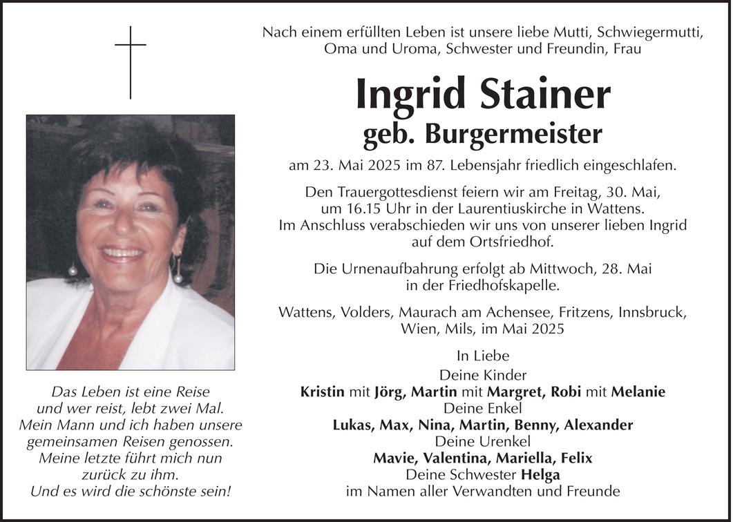 Ingrid Stainer Bild