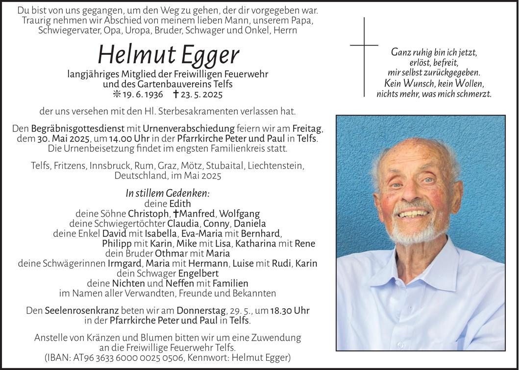 Helmut Egger Bild