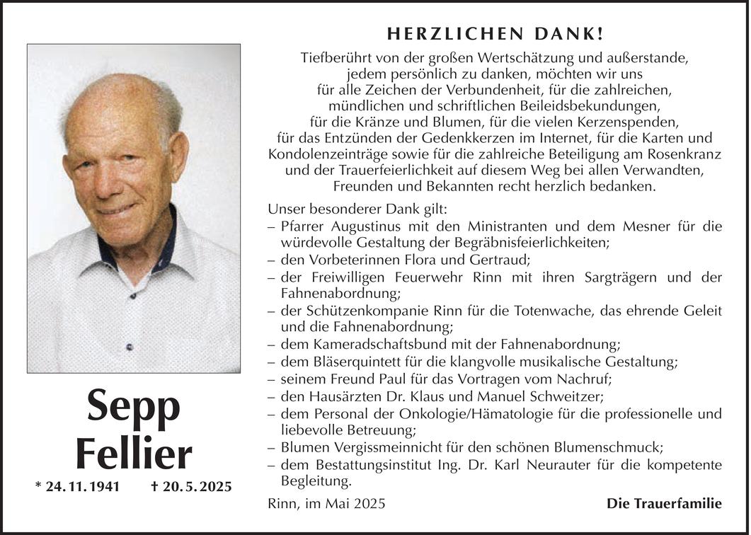 Sepp  Fellier Bild