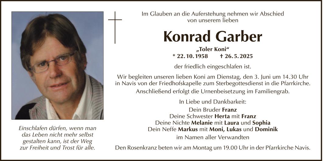 Konrad Garber Bild