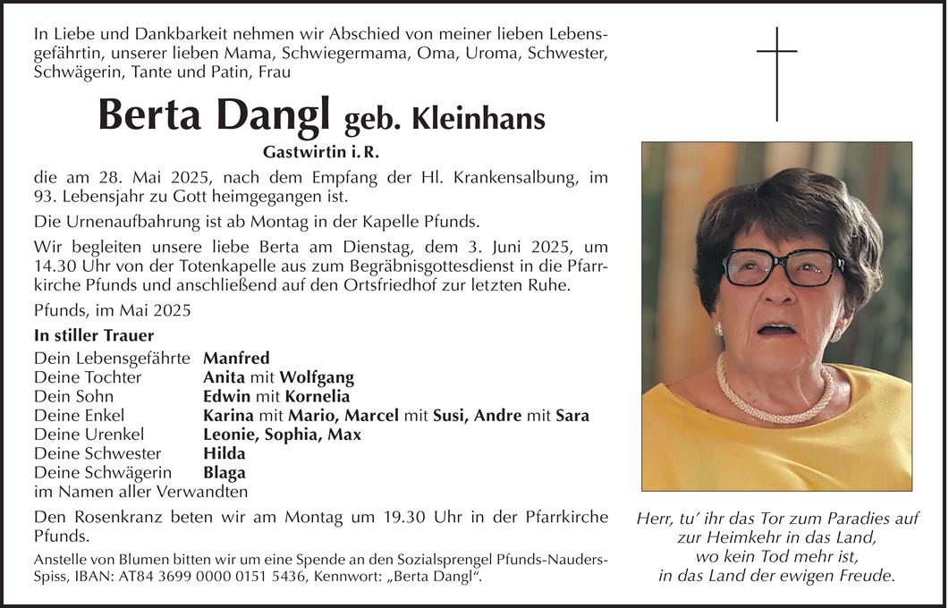 Berta Dangl  Bild