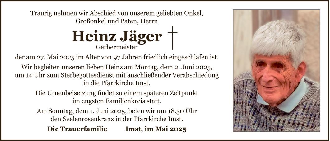Heinz  Jäger Bild