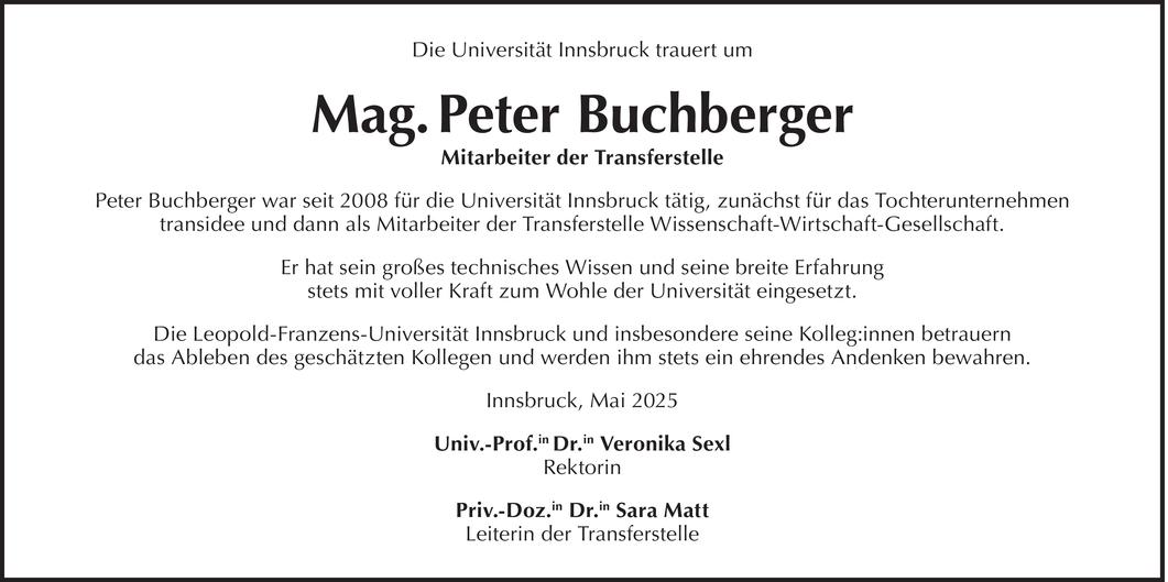 Peter Buchberger Bild