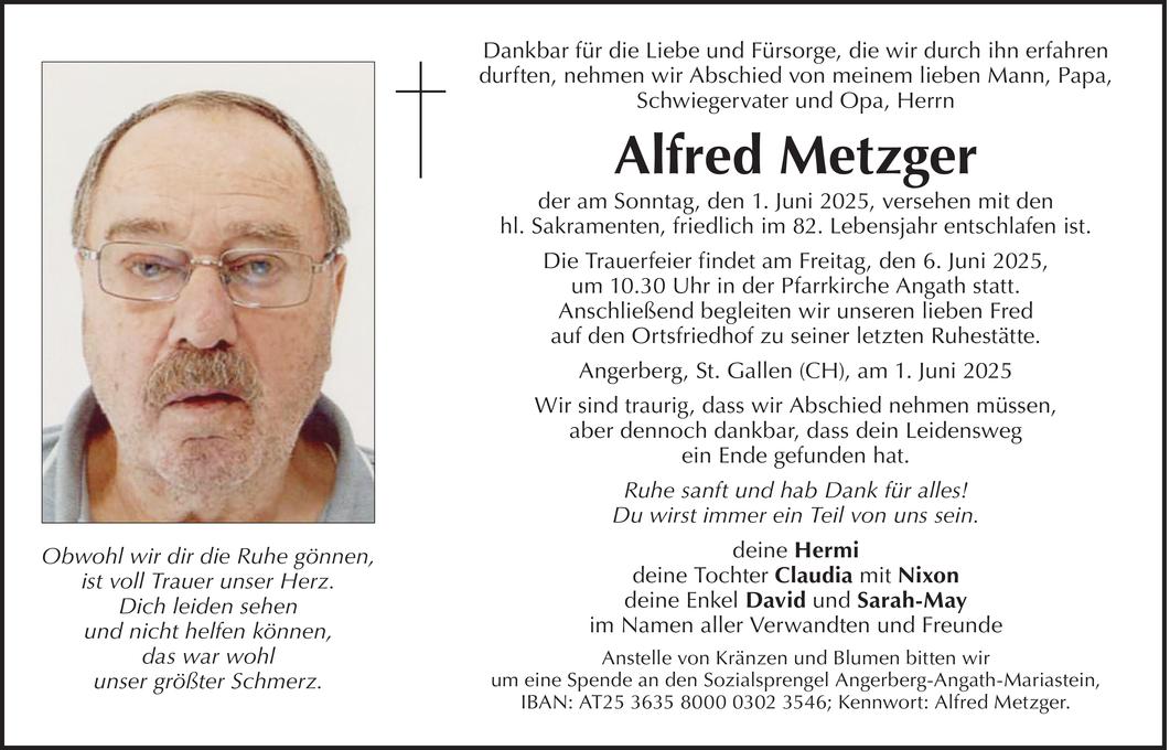 Alfred Metzger Bild