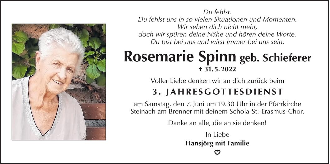 Rosemarie Spinn Bild