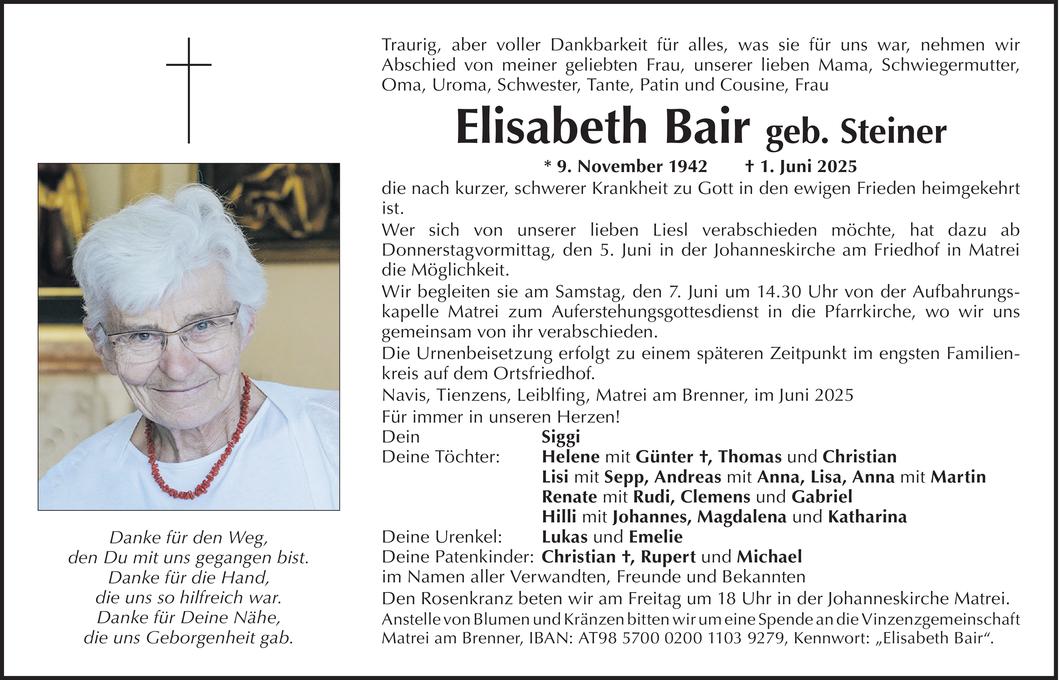 Elisabeth Bair Bild