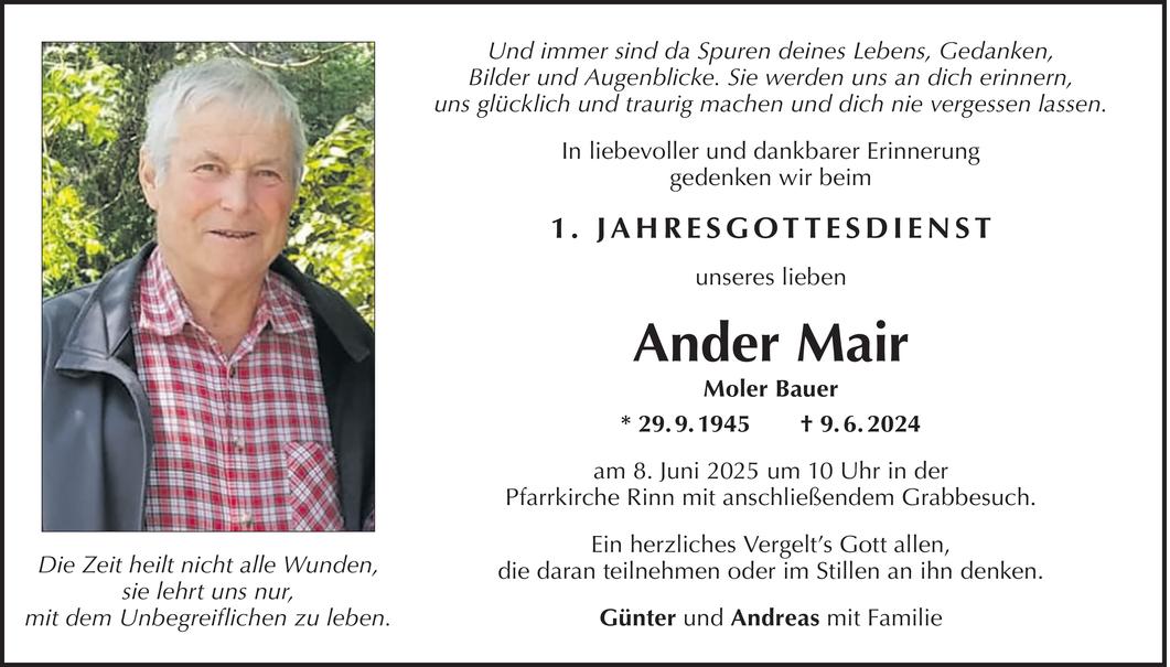 Andreas Mair Bild
