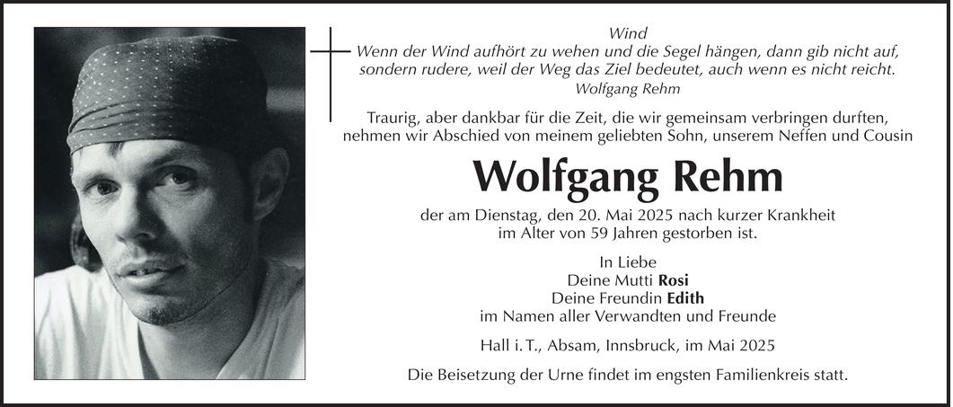 Wolfgang Rehm Bild