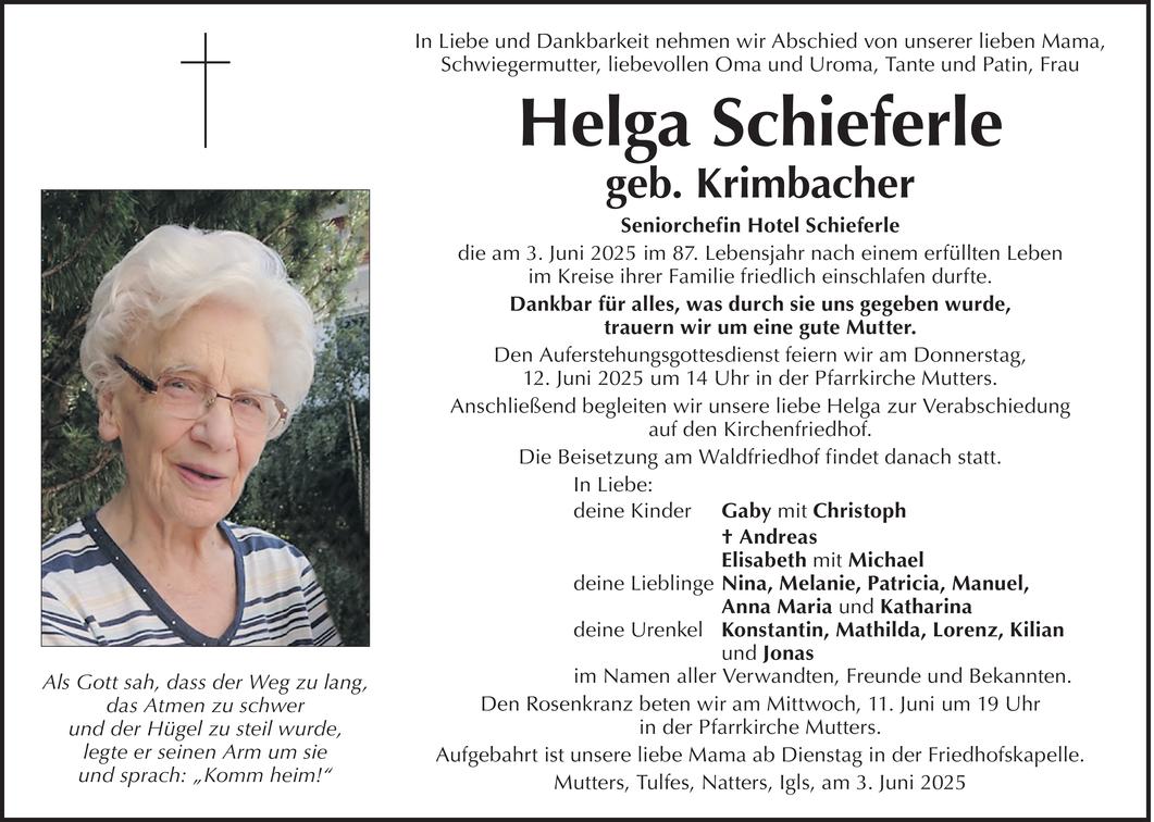 Helga Schieferle Bild