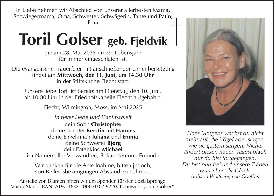Toril Golser Bild