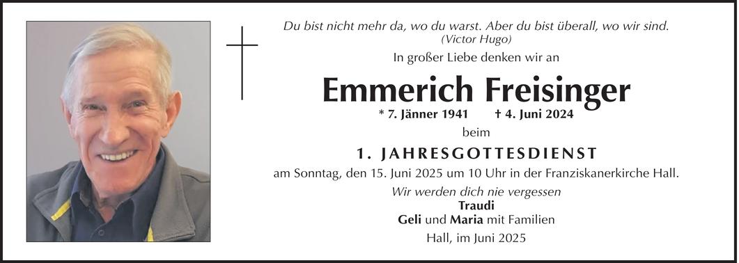 Emmerich Freisinger Bild