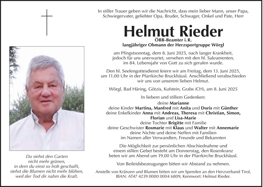 Helmut Rieder Bild