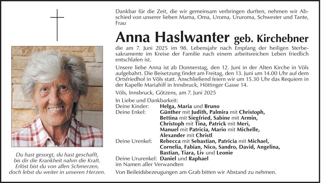 Anna Haslwanter Bild