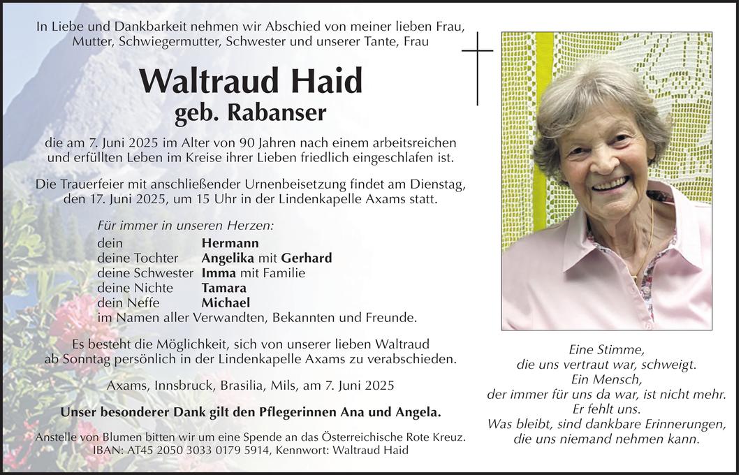 Waltraud Haid Bild