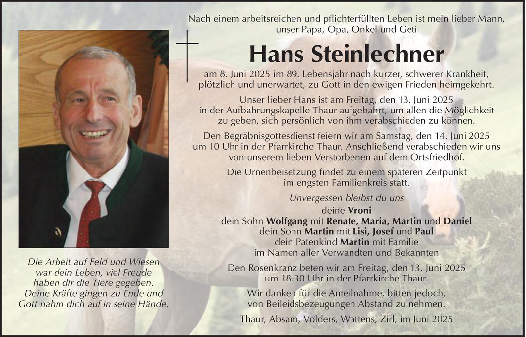 Hans Steinlechner Bild