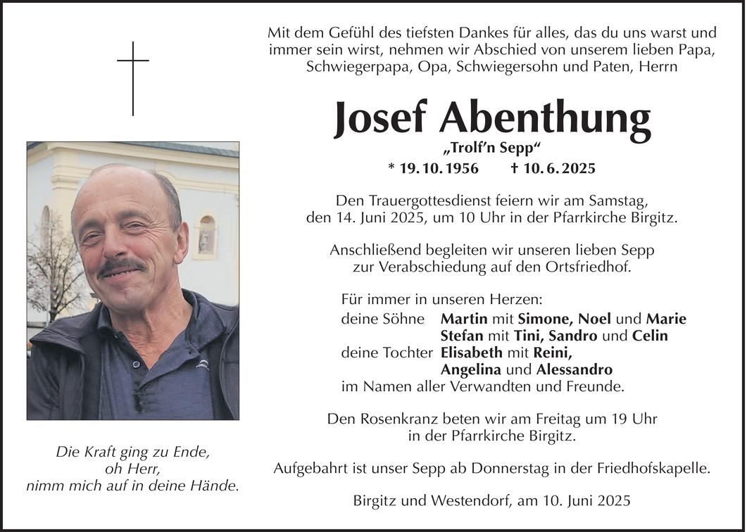 Josef Abenthung Bild