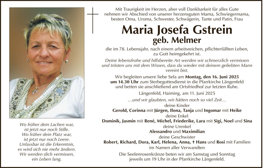 Maria Josefa Gstrein