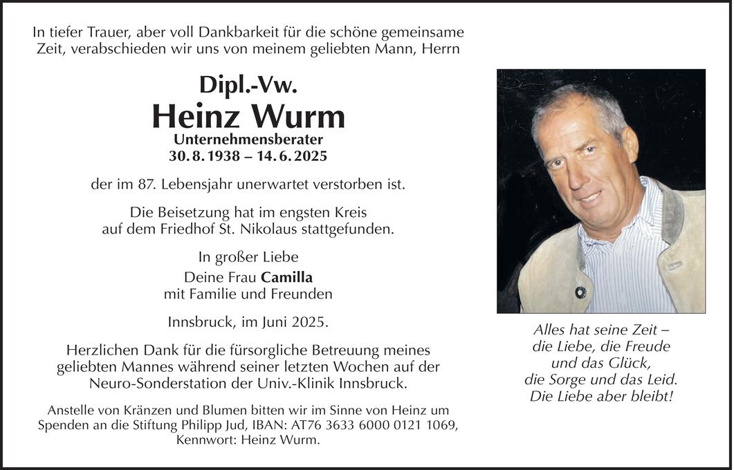 Heinz Wurm Bild