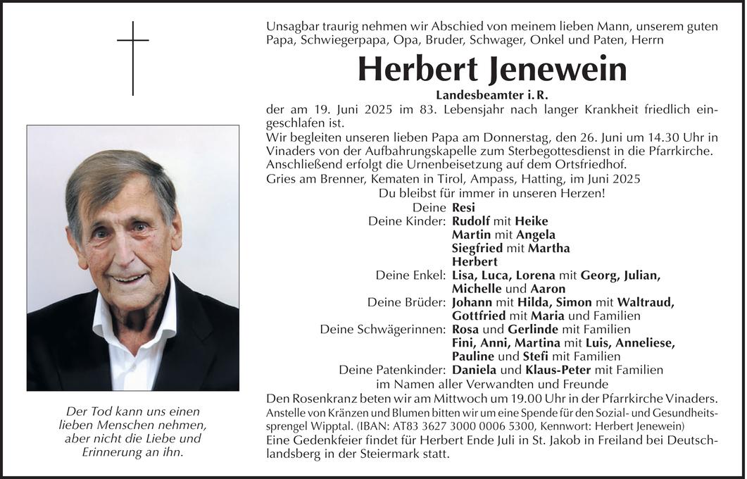 Herbert Jenewein Bild