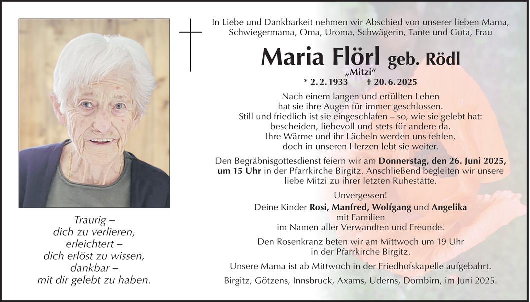 Maria Flörl Bild