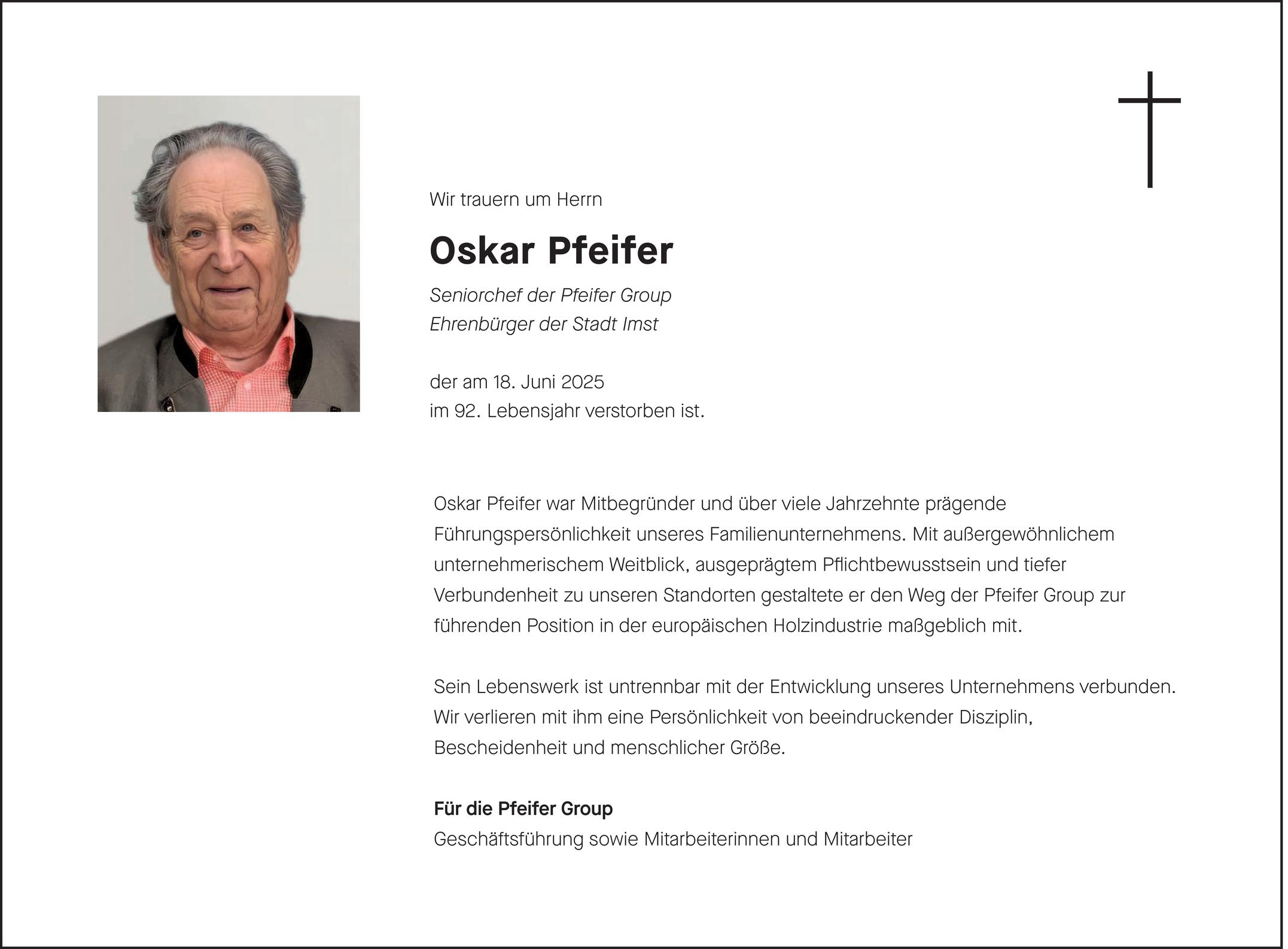 Oskar Pfeifer Bild