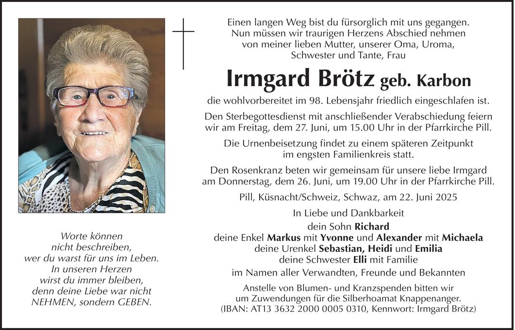 Irmgard Brötz Bild