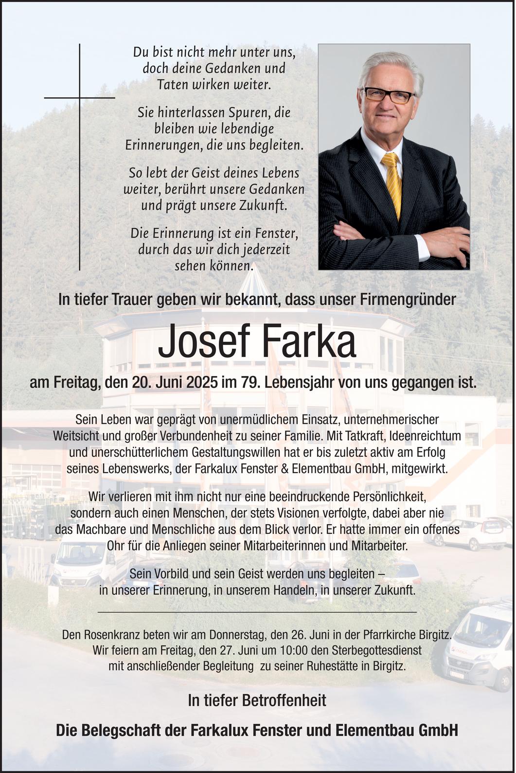 Josef Farka Bild