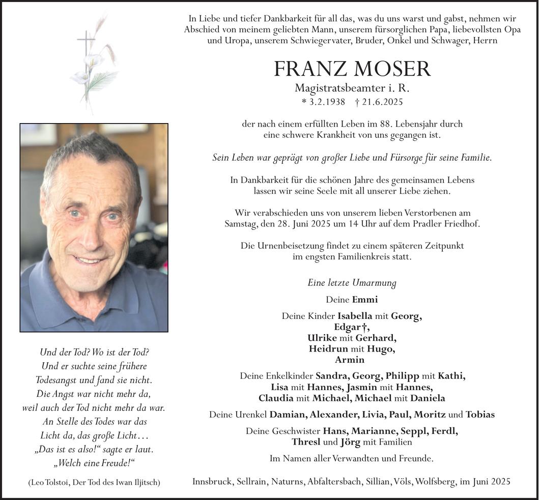 Franz Moser Bild
