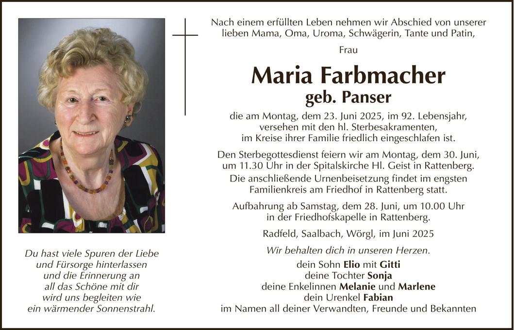 Maria Farbmacher Bild