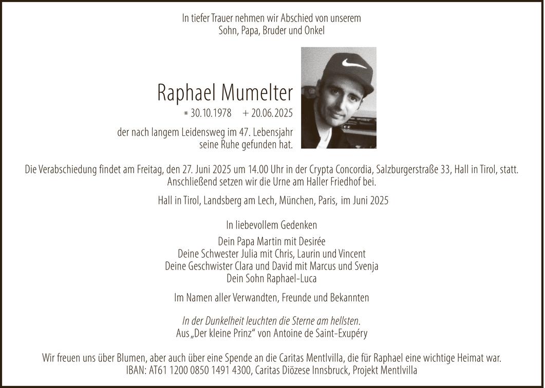 Raphael Mumelter Bild