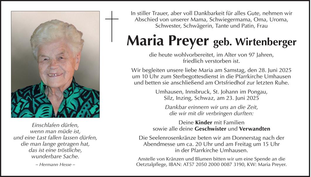 Maria Preyer