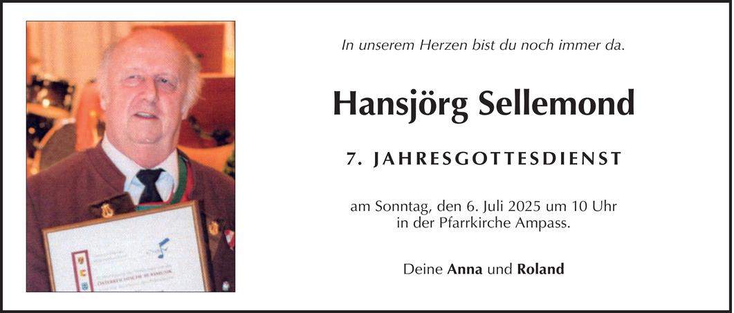 Hansjörg  Sellemond Bild