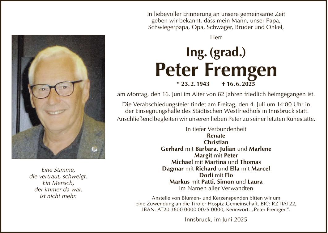 Peter Fremgen Bild