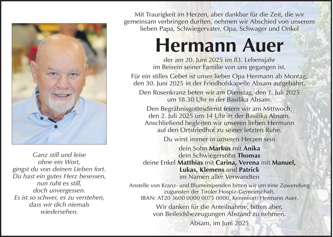 Hermann Auer Bild