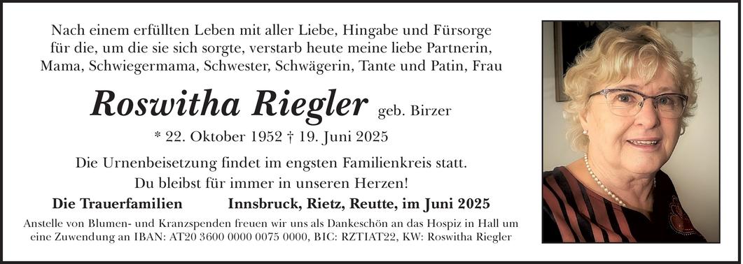 Roswitha Riegler Bild