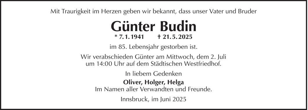 Günter Budin Bild