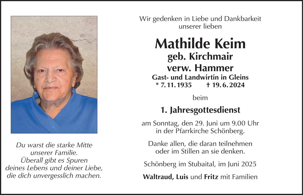 Mathilde Keim Bild