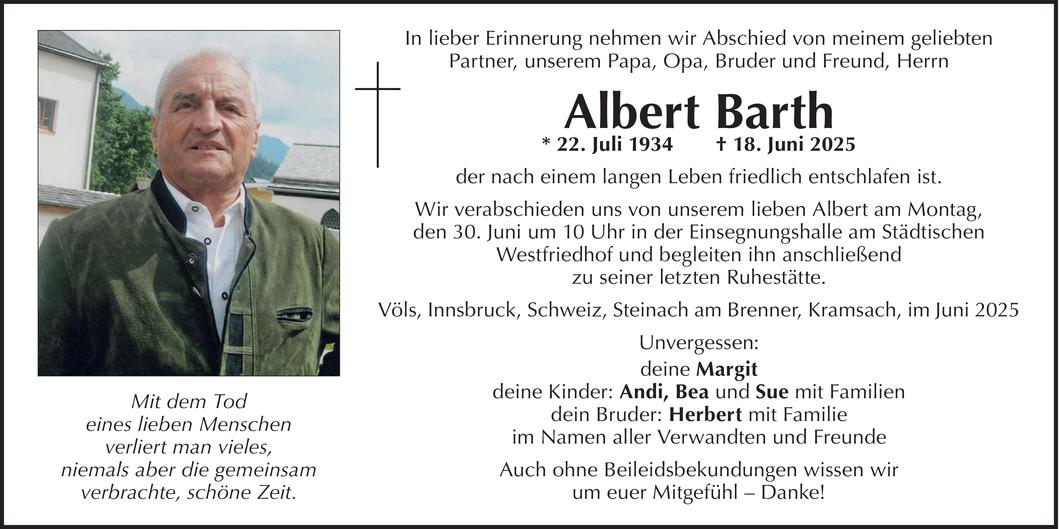 Albert Barth Bild