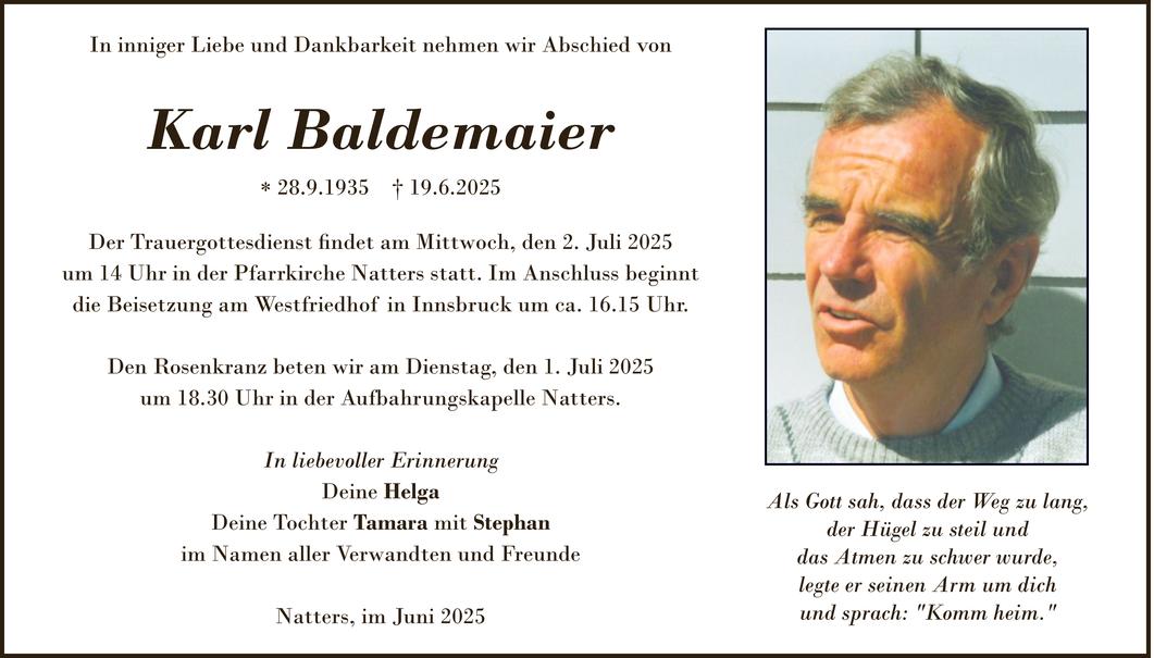 Karl Baldemaier Bild