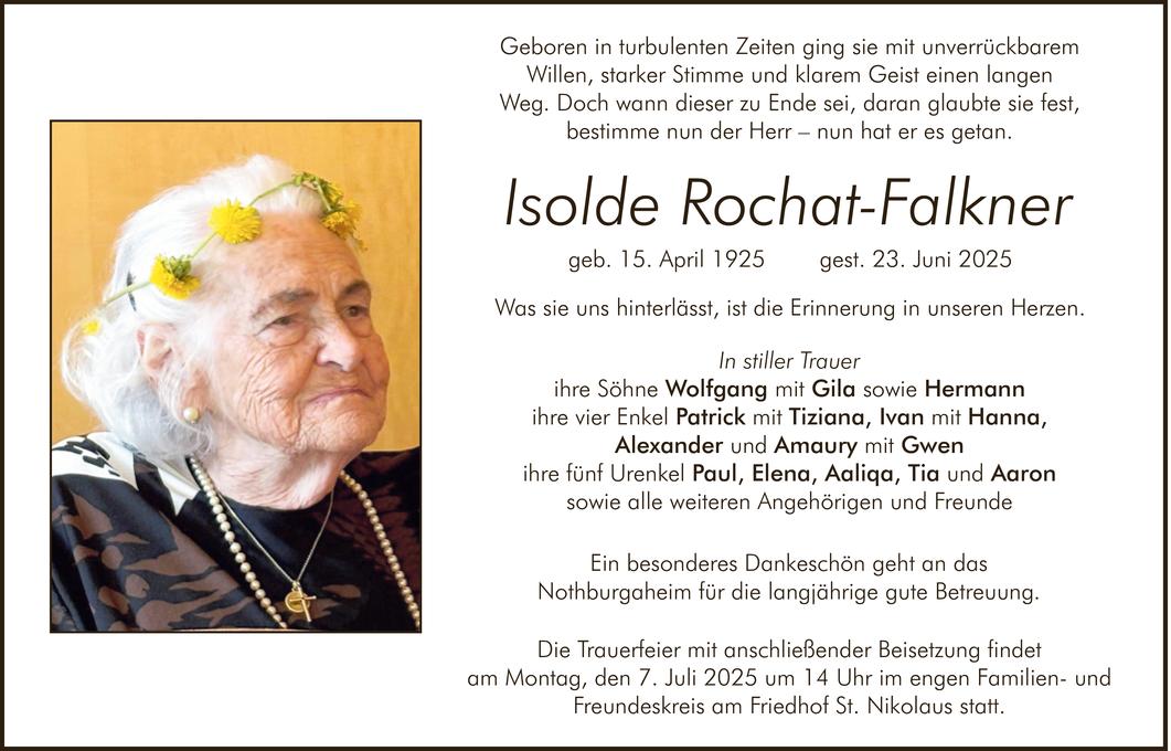 Isolde  Rochat-Falkner Bild