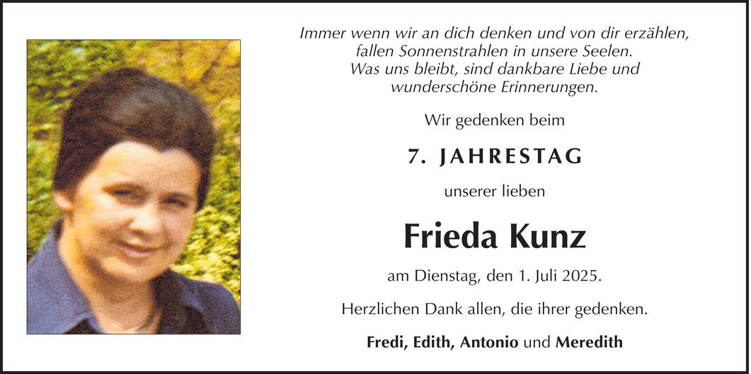 Frieda Kunz Bild