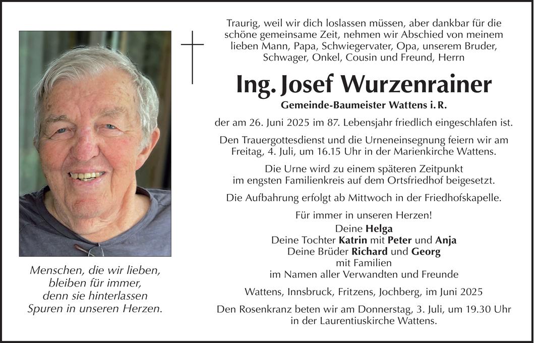 Josef Wurzenrainer Bild