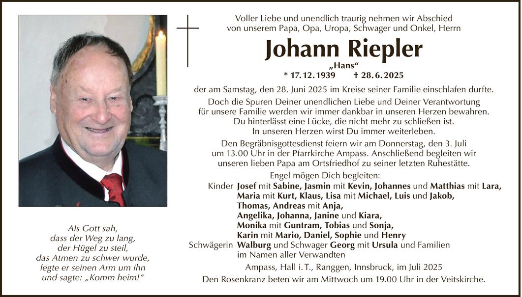 Johann Riepler Bild