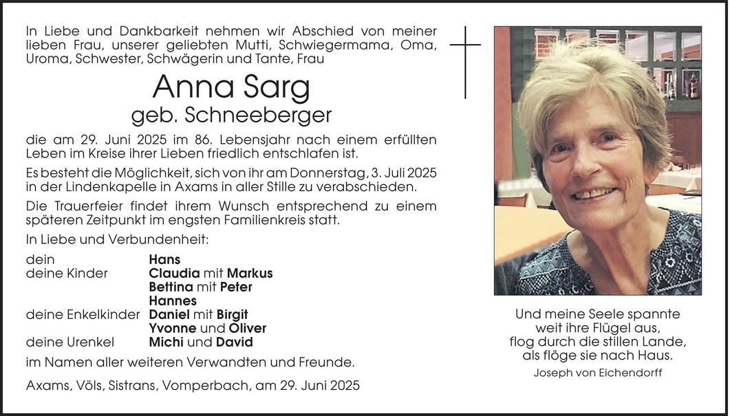 Anna Sarg