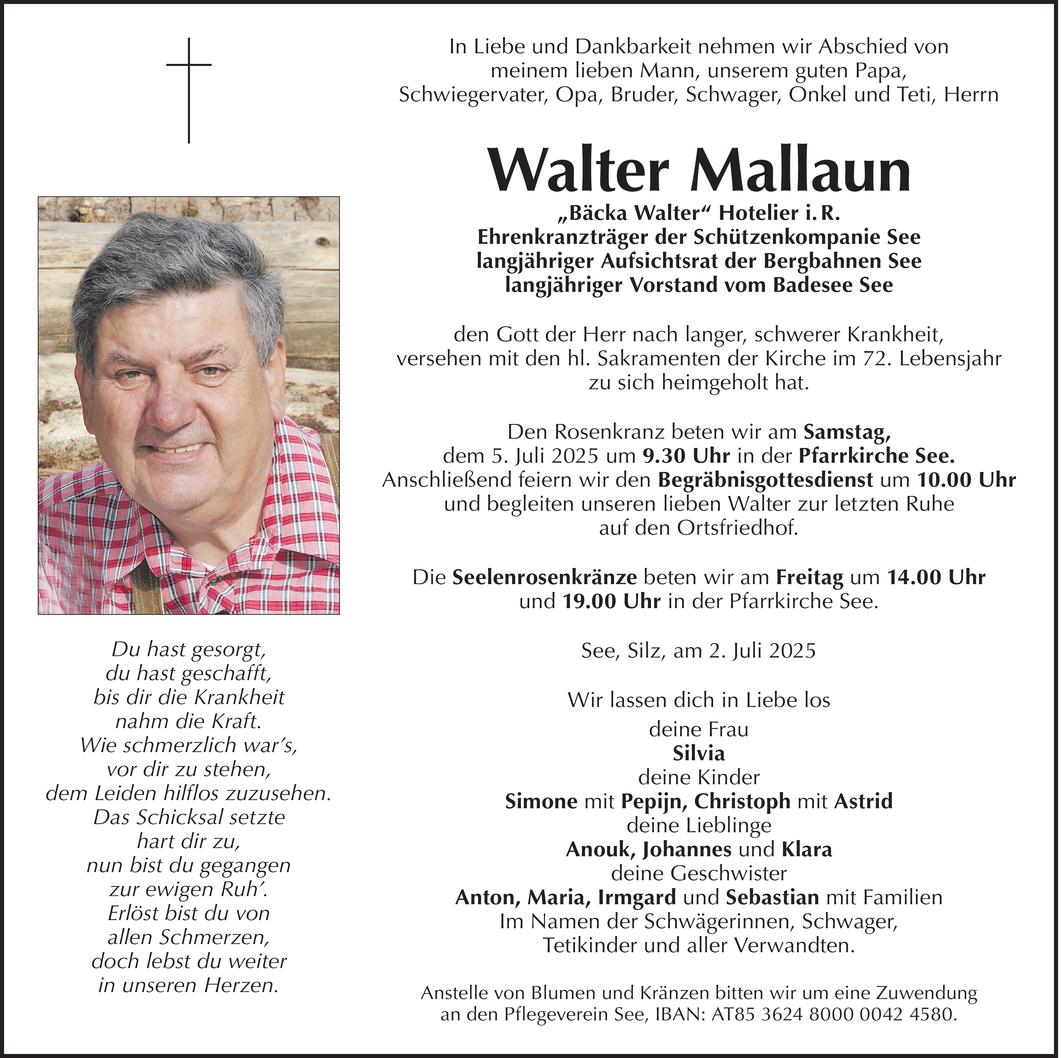 Walter Mallaun Bild