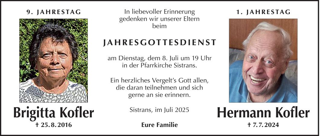 Brigitta und Hermann Kofler
