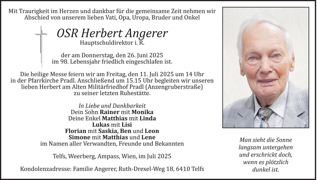 Herbert Angerer Bild