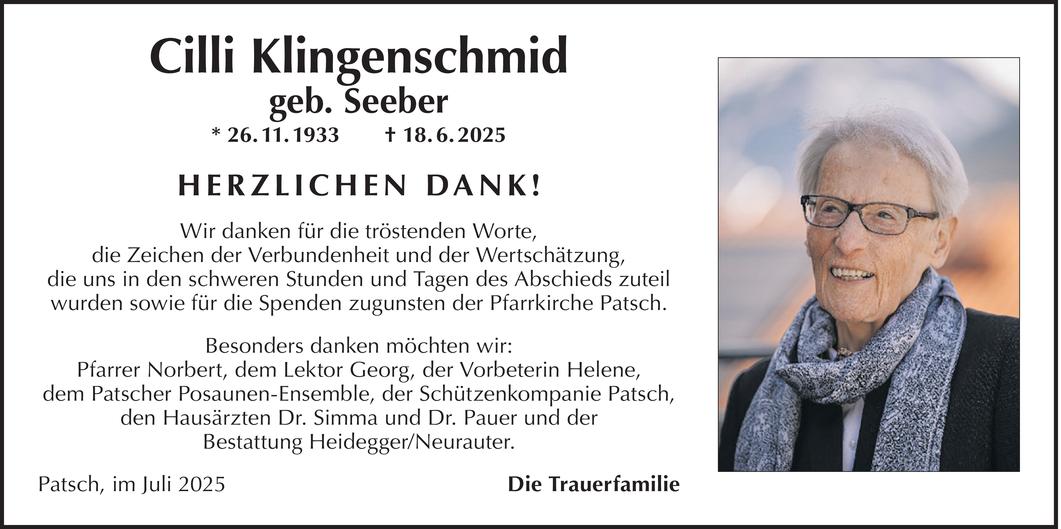 Cilli Klingenschmid